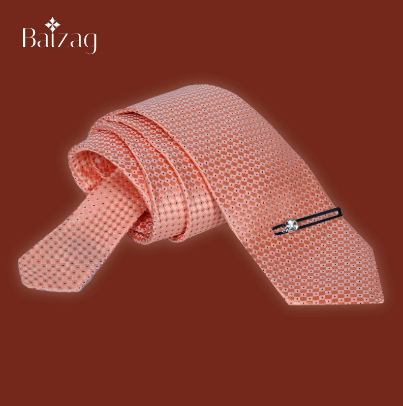 Baizag Powerful  Tie combo for Men's Orange